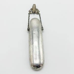 Antique Silver Reading Glass Case