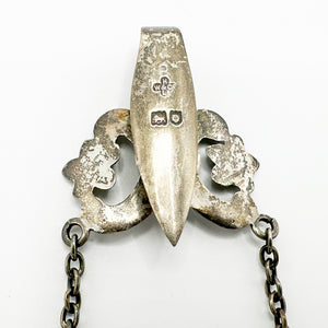Antique Silver Reading Glass Case