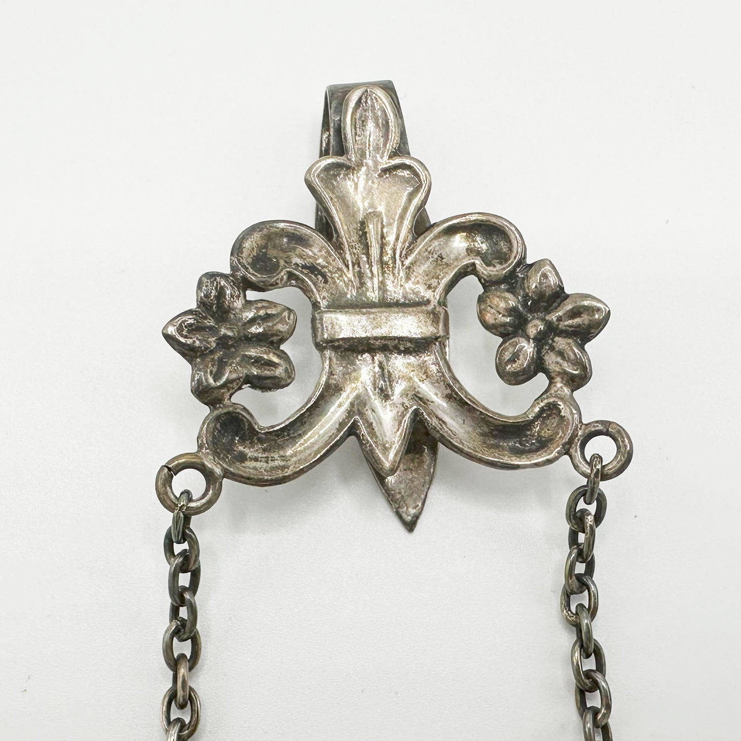 Antique Silver Reading Glass Case