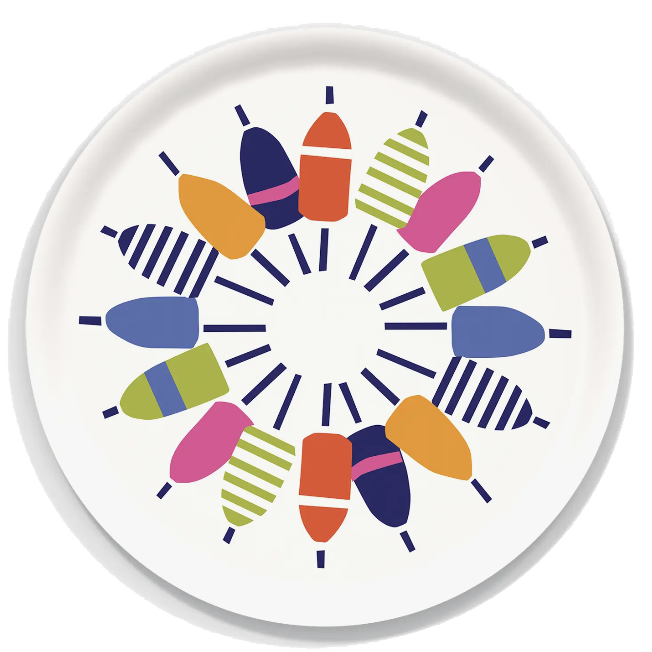 Round Nautical Trays