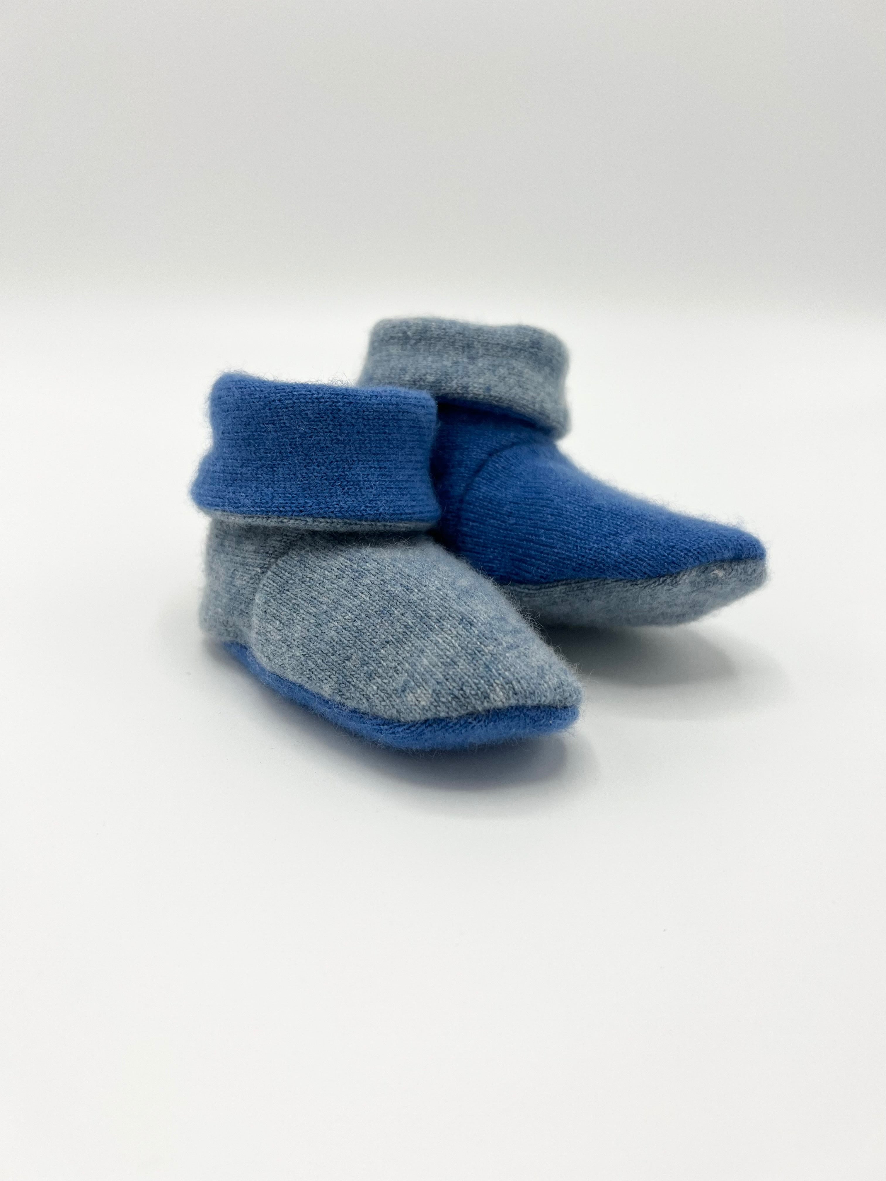 Recycled Cashmere Baby Booties