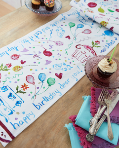 Happy Birthday Table Runner
